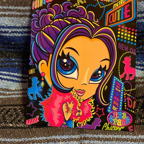 Lisa Frank Glamour Girl 2 Pocket Folder - Picture 4 of 4